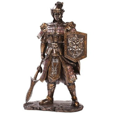 三国志演義 英雄 牙門将軍 趙雲(子龍) 彫像置物/ 劉備 諸葛孔明 曹操 魏 呉 蜀 赤壁 五丈原の戦い 馬謖(輸入品)