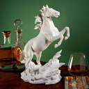 手付かずの美しさの大理石風 駿馬の像彫刻 彫像置物/ 日本競馬協会 JRA 競馬場 サラブレッド 産駒 牧場 記念品 プレゼント贈り物（輸入品