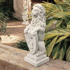 ビューマリス城門のキャッスル・ライオン彫像 彫刻/ 守護ライオン ガーデニング 玄関 エントランス ピロティ 記念プレゼント贈り物（輸入品