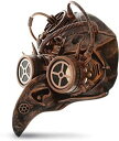 スチームパンク風 鳥のクチバシ（嘴）を持った ハーフマスク ロボット・ゴーグルコスチューム-ブロンズ風彫像 コスプレ衣装マスク(輸入品)