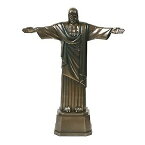 コルコバードのキリスト像 彫像 ブロンズ風仕上げ イエス立像 ブラジル リオネジャネイロ ラテンアメリカ カトリック教会 祭壇 ブラジル独立100周年 礼拝堂 世界遺産（輸入品）