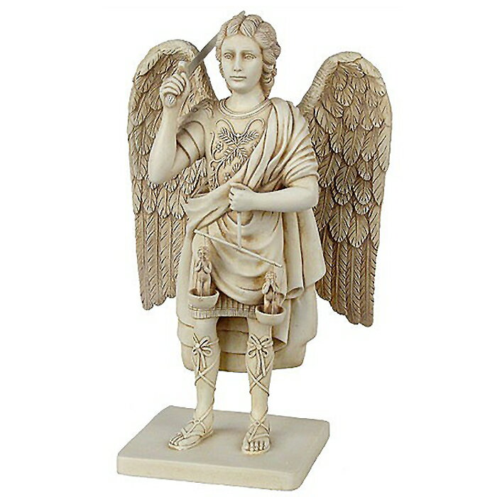 正義を計る 守護天使（大天使） ミカエル 彫像 彫刻 