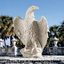 米国国鳥 アメリカン・イーグル（白頭鷲） ワシ彫像 彫刻 双頭の鷲 紋章 F-15 お庭 ガーデニング エントランス 噴水 新築祝い プレゼント/ America's Eagle Sculpture(輸入品