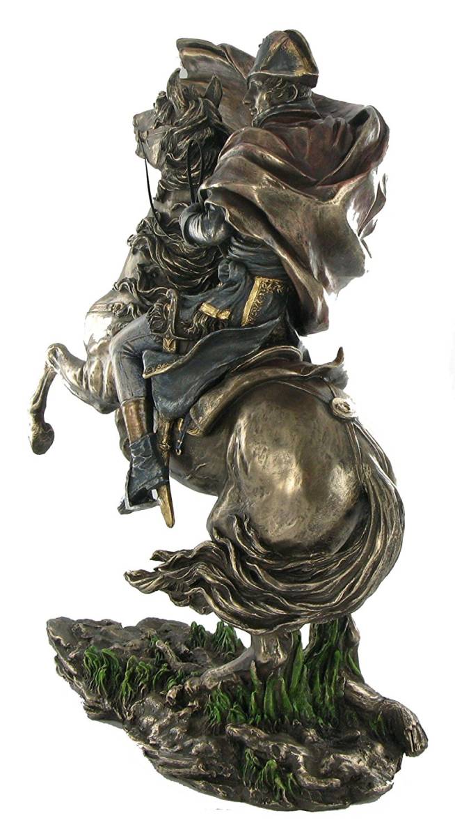 ナポレオン・ボナパルト彫像(馬上像)サン・ベルナール峠を越えるナポレオン・ボナパルト/NapoleonBonaparteStatueSculpture(輸入品