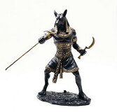 奨ץȥȿĦ⤵25/SethFightingWarriorEgyptianMythologicalStatueFigurine,BlackandGold͢