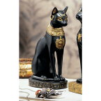 古代エジプト バステト神 雌猫女神 彫刻インテリア 彫像置物/ 猫神 人間を病気や悪霊から守護する 多産の神 記念品プレゼント贈り物 輸入品