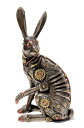 ヴェネローゼ製 スチームパンク ジャックラビット(ウサギ) ブロンズ像 彫刻 彫像/ Veronese Steampunk Jack Rabbit Cold C...