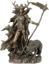 アンダーワールドの北欧神「ヘル」 アンティークブロンズ風 彫刻 彫像/ スカンジナビア プレゼント贈り物(輸入品)
