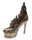 スチームパンク風 スティレットヒール(婦人靴)アイロンポリス 彫像/ Steampunk Stiletto Hill Ironopolis Cold Cast ...