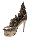 スチームパンク風 スティレットヒール(婦人靴)アイロンポリス 彫像/ Steampunk Stiletto Hill Ironopolis Cold Cast Bronze (輸入品）