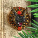 古代エジプト 気性の荒いバステト神 猫の壁彫刻 彫像/ 月と豊穣を司る女神 貴賓室 ホテル プレゼント 贈り物(輸入品)