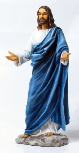 祝福するイエス・キリスト 彫像 カトリック教会 祭壇 洗礼 祝福 聖母マリア ホーム装飾品 贈り物（輸入品）