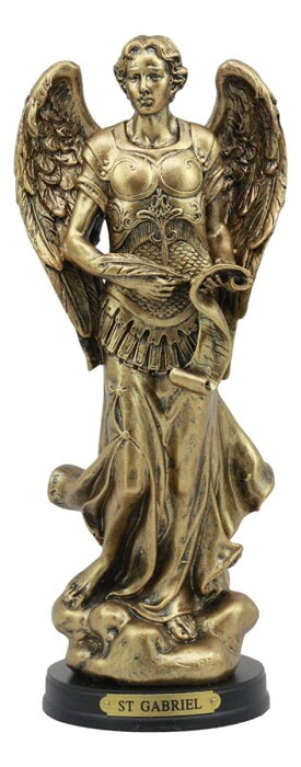 ビザンチン・カトリック教会 大天使ガブリエル 彫像 彫刻 置物（輸入品）祭壇 洗礼 聖霊 聖書 祝福 十字架 聖母マリア 贈り物(輸入品）