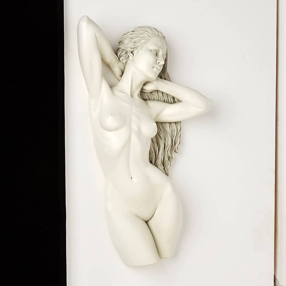 レイチェルの道現代アートビーナス壁掛け彫刻セクシーヌードオブジェ/サウナ化粧室ファッションホテルカフェパブ(輸入品)