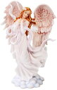 天使の置物 ファイン・ポリレジン製 聖天使 熾天使 セラフィム・エンジェル 彫像 彫刻/記念品 プレゼント 贈り物（輸入品