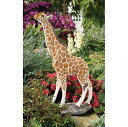 立ち上がるキリン ジェラルド ガーデン彫像 彫刻 高さ90cm/ Gerard the Giraffe Sculpture(輸入品)