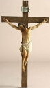 イエス・キリスト 十字架 彫刻 彫像 高さ 約33cm/ カトリック教会 祭壇 洗礼 福音 聖霊 聖書 聖母マリア プレゼント 贈り物(輸入品)