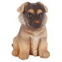 ジャーマン・シェパードの子犬彫像 パートナー・コレクション・ドッグ彫像 彫刻置物/ガーデン庭園 芝生(輸入品)