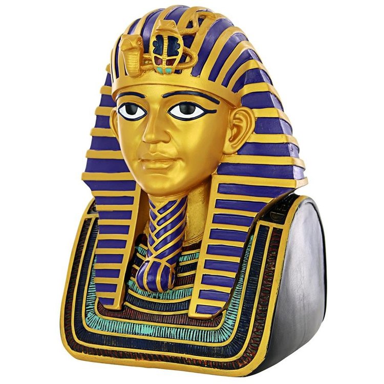 古代エジプト ツタンカーメン王の彫刻台座 テーブルランプ彫像 古代エジプト ツタンカーメン王の彫刻台座 テーブルランプ彫像