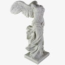 高さ約27cm サモトラケのニケ彫像 大理石風彫刻 ルーブル美術館の至宝 勝利の女神（輸入品）