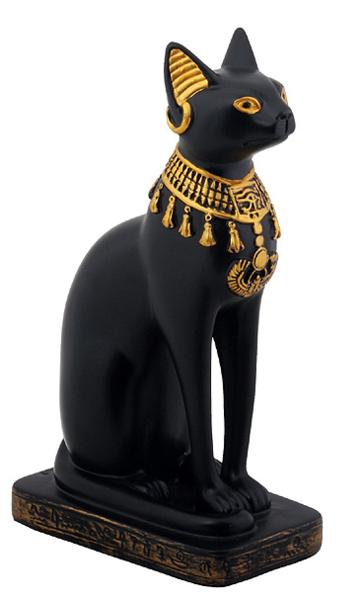古代エジプト バステト神 猫神 彫像 彫刻 神殿 ファラオ ピラミッド 守護女神 豊穣や性愛を司る/ SS-Y-5392 Egyptian Bastet Collectible Figurine（輸入品