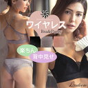 ラドーレ(L'adoore) ベロア ワイヤレスブラセット ブラショーツセット モテ セクシー ハーフバック レディース セット ブラジャー ショーツ ランジェ...