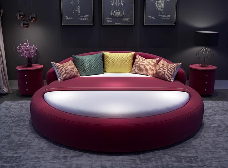 ブラックフライデー！最大25％お値引き！条件は要問い合わせ！~円形ベッド(マットレス付き) AJZ-A055日..