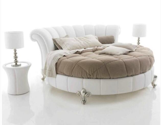 ブラックフライデー！最大25％お値引き！条件は要問い合わせ！~ロココ調お姫様系円形ベッド(マットレス..
