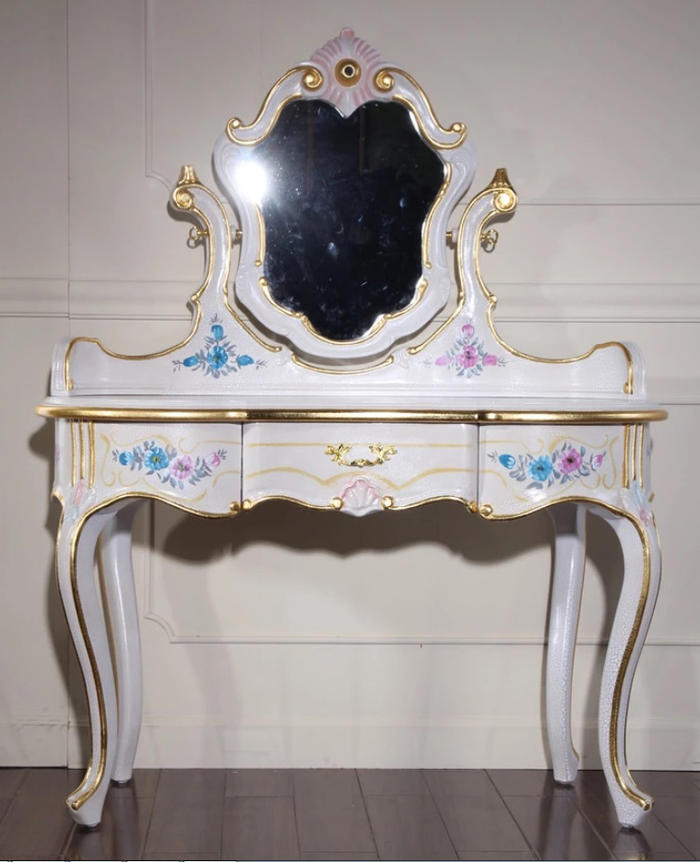 ブラックフライデー！最大25％お値引き！条件は要問い合わせ！~姫系ロココ調ドレッサー FP-2K12日本人..