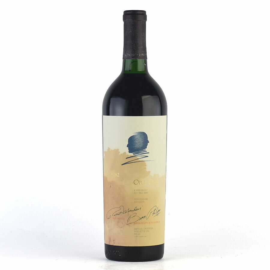 オーパス ワン 1982 キャップシール不良 ラベル不良 オーパスワン オーパス・ワン Opus One アメリカ カリフォルニア 赤ワイン