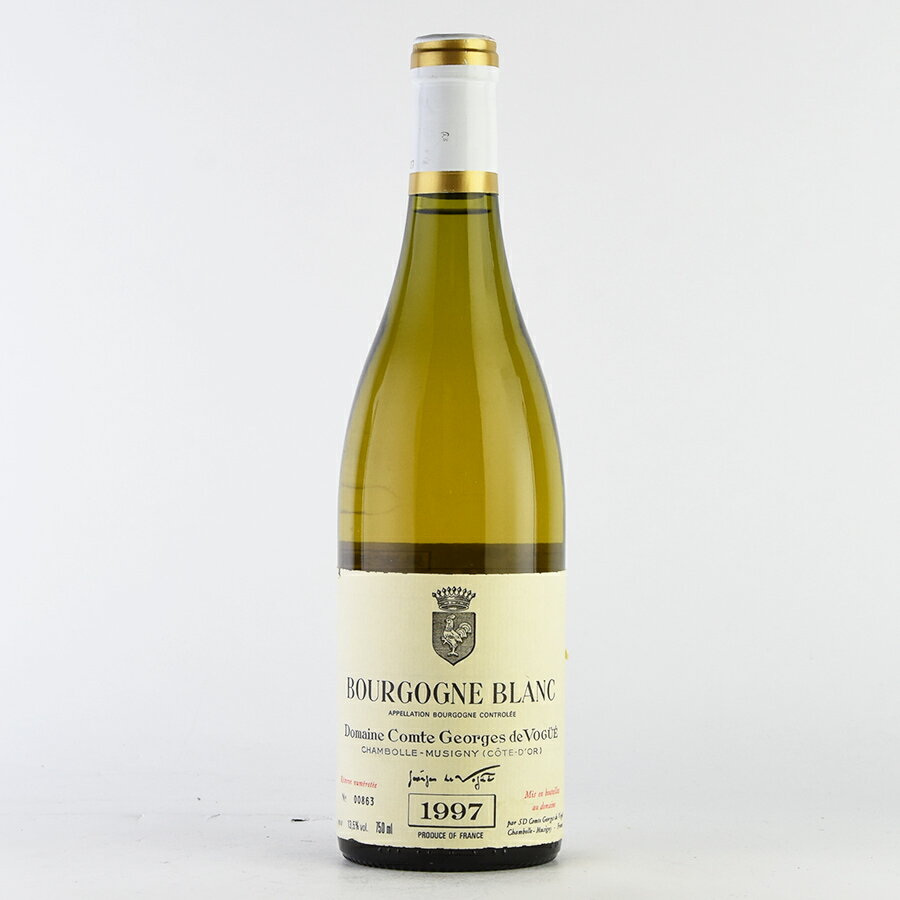 コント ジョルジュ ド ヴォギュエ ブルゴーニュ ブラン 1997 ラベル不良 Comte Georges de Vogue Bourgogne Blanc フランス ブルゴーニュ 白ワイン