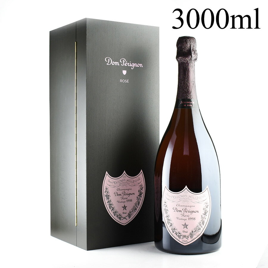 ドンペリ ドンペリニヨン ロゼ 1998 ジェロボアム 3000ml 木箱入り ドン ペリニヨン ドンペリニョン ピンク Dom Perignon Rose フランス シャンパン シャンパーニュ