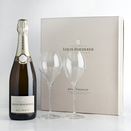 ルイ ロデレール ブリュット プルミエ デュオ グラス2脚 セット NV 正規品 ルイロデレール ルイ・ロデレール Louis Roederer Brut Premier Duo フランス シャンパン シャンパーニュ