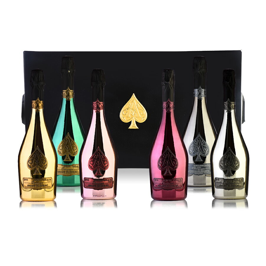 アルマンド ラ コレクション 6本セット NV オリジナルボックス入り アルマン ド ブリニャック アルマンドブリニャック Armand de Brignac La Collection フランス シャンパン シャンパーニュ