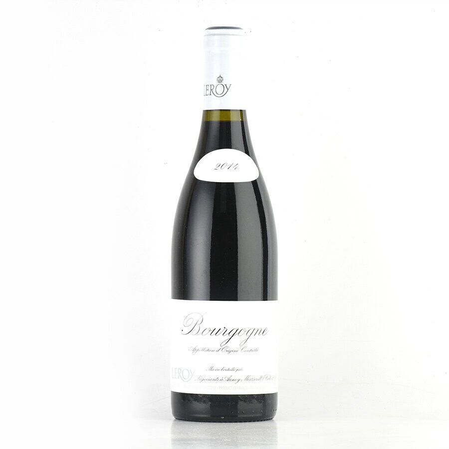 ルロワ メゾン ルロワ ブルゴーニュ ルージュ 2014 Maison Leroy Bourgogne Rouge フランス ブルゴーニュ 赤ワインのサムネイル