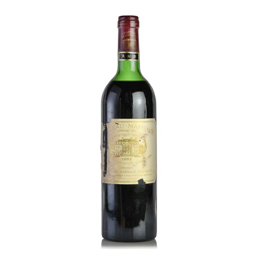 シャトー マルゴー 1982 ラベル破損 Chateau Margaux フランス ボルドー 赤ワイン