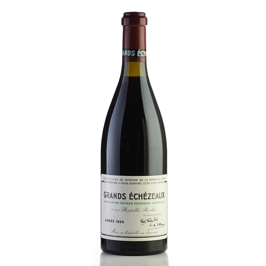 ロマネコンティ グラン エシェゾー 1996 裏ラベル不良 ドメーヌ ド ラ ロマネ コンティ DRC Grands Echezeaux フランス ブルゴーニュ 赤ワイン