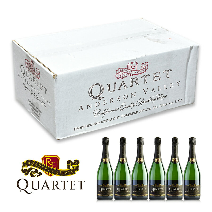 ロデレール エステート カルテット ブリュット NV 1ケース 6本 正規品 Roederer Estate Quartet Brut アメリカ カリフォルニア スパークリングワイン