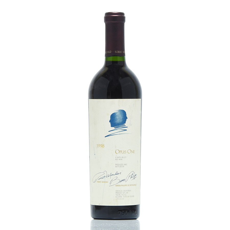 オーパス ワン 1998 ラベル不良 オーパスワン オーパス・ワン Opus One アメリカ カリフォルニア 赤ワイン