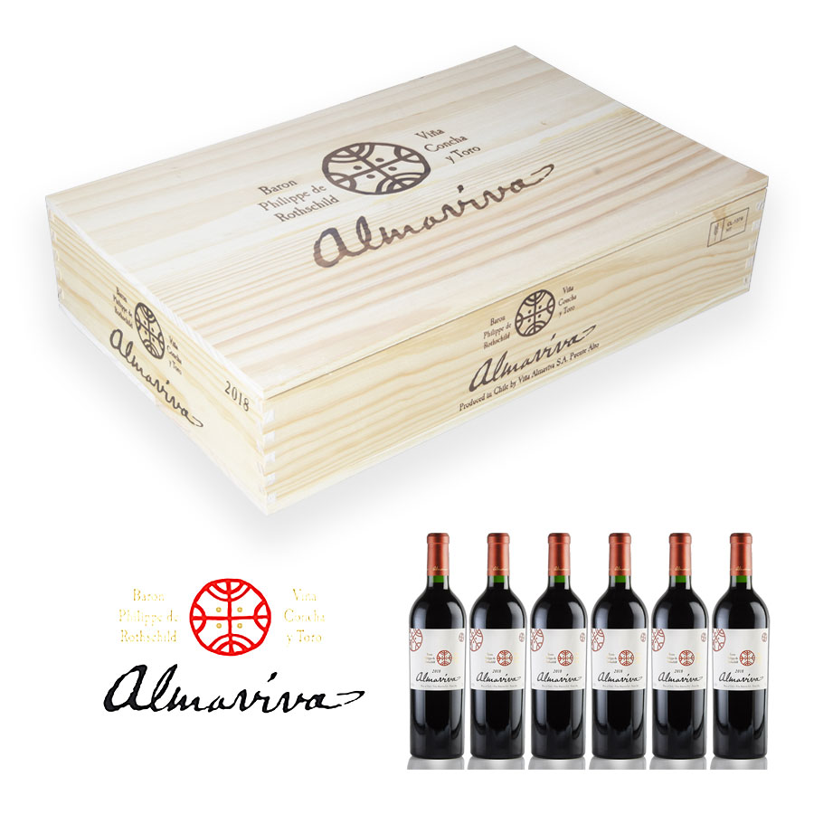 アルマヴィーヴァ 2018 1ケース 6本 オリジナル木箱入り Almaviva チリ 赤ワイン