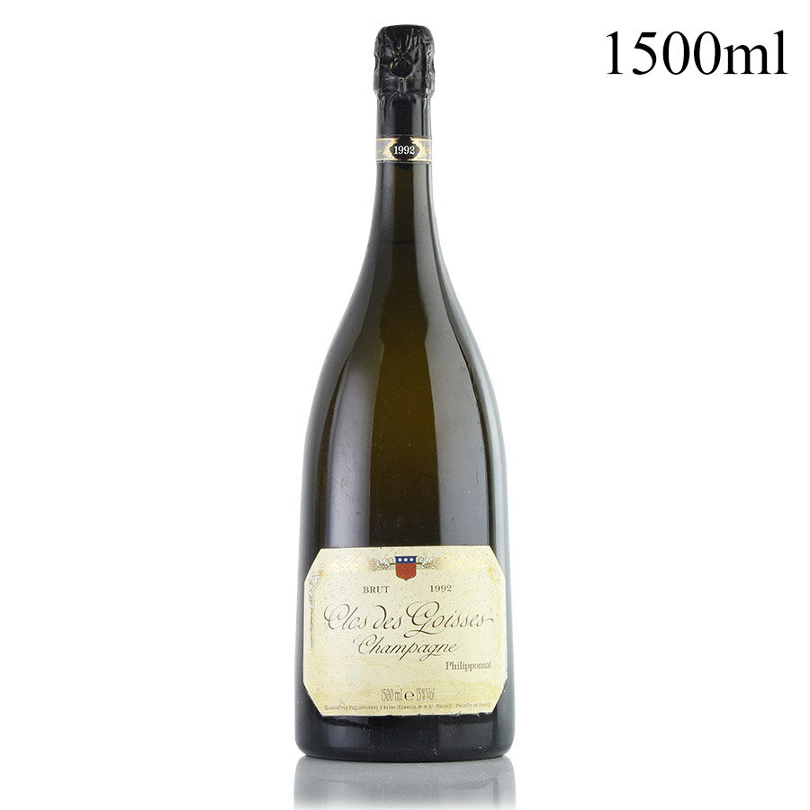 フィリポナ クロ デ ゴワセ 1992 マグナム 1500ml ラベル不良 Philipponnat Clos des Goisses フランス 赤ワイン