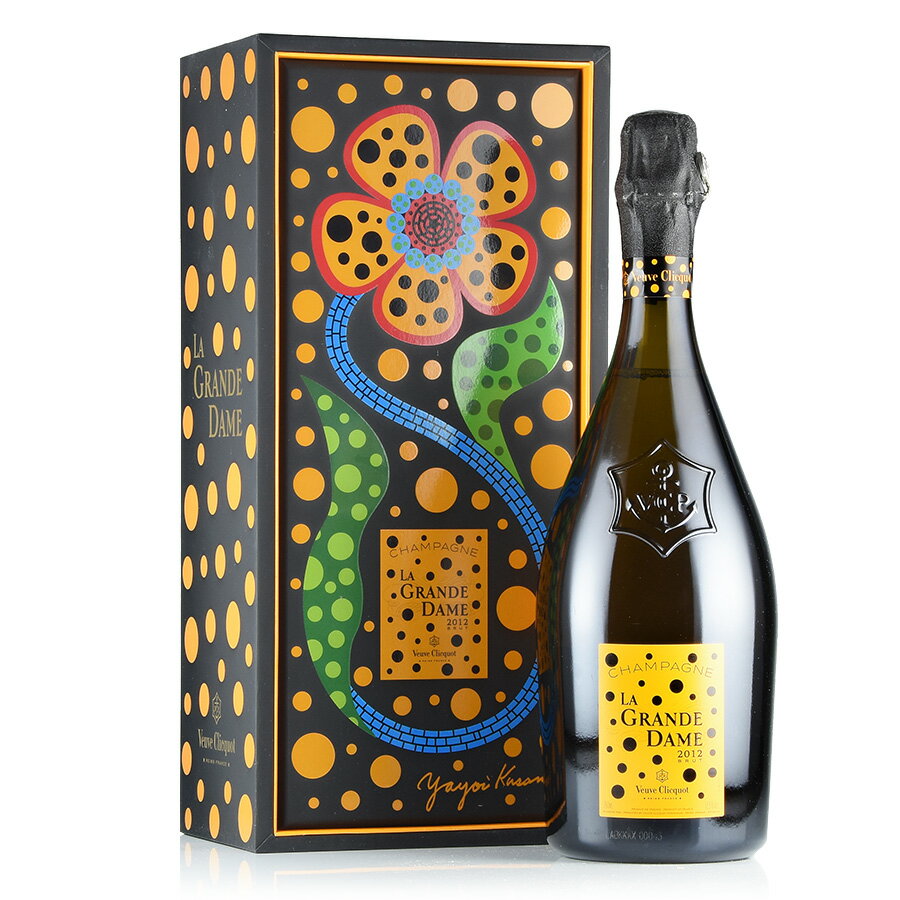 ヴーヴ クリコ ラ グランダム 草間彌生 2012 ギフトボックス ヴーヴクリコ Veuve Clicquot La Grande Dame Yayoi Kusama フランス シャンパン シャンパーニュ