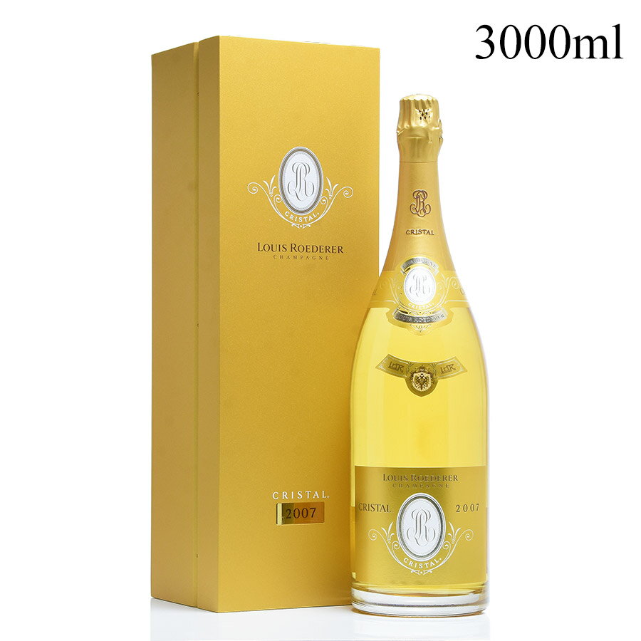 ルイ ロデレール クリスタル 2007 ジェロボアム 3000ml ギフトボックス ルイロデレール ルイ・ロデレール Louis Roederer Cristal フランス シャンパン シャンパーニュ[のこり1本]