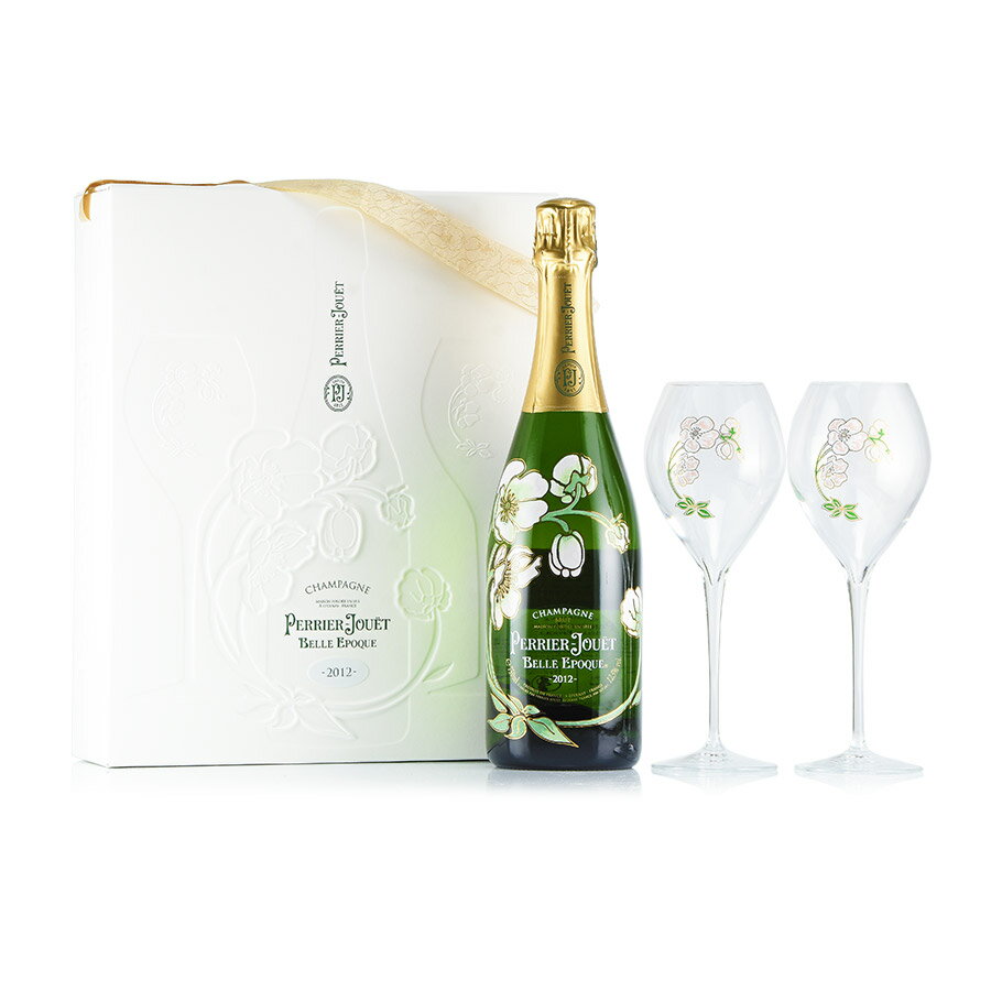 ペリエ ジュエ ベル エポック グラス2脚セット 2012 ペリエジュエ ベルエポック Perrier Jouet Belle Epoque Glass Set フランス シャンパン シャンパーニュ 【be13】