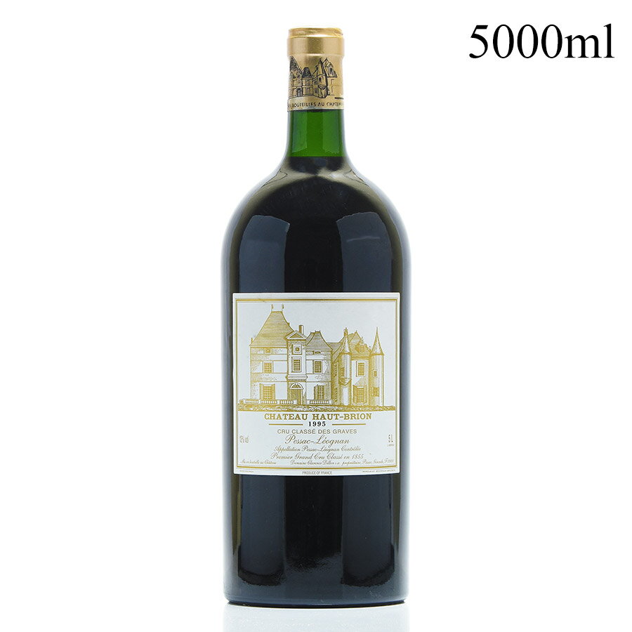 【最大1,000円OFFクーポン★期間限定】シャトー オー ブリオン 1995 5000ml 液漏れ オーブリオン Chateau Haut-Brion フランス ボルドー 赤ワイン[のこり1本]【お買い物マラソン期間★5/9 20:00～5/16 1:59】