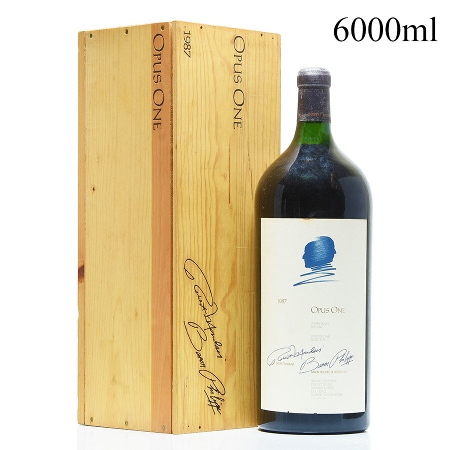オーパス ワン 1987 アンペリアル 6000ml 木箱入り オーパスワン オーパス・ワン Opus One アメリカ カリフォルニア 赤ワイン