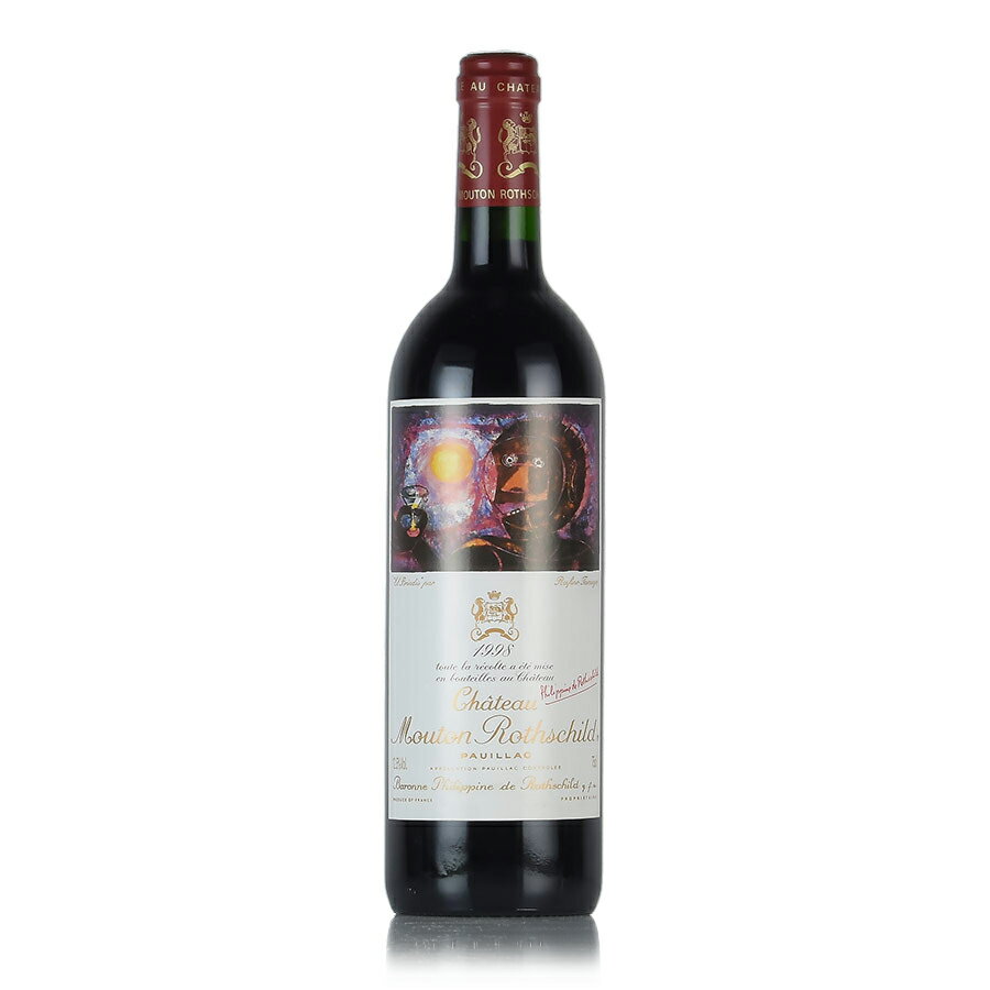 シャトー ムートン ロートシルト 1998 ロスチャイルド Chateau Mouton Rothschild フランス ボルドー 赤ワイン 新入荷[のこり1本]