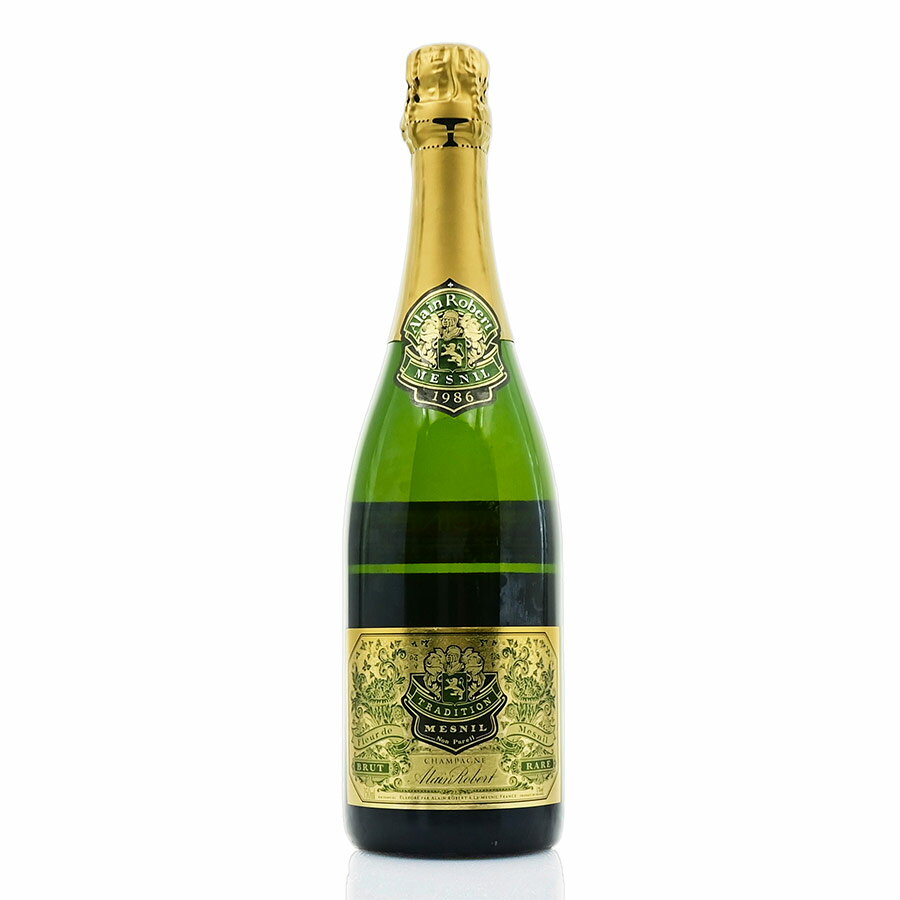 アラン ロベール ル メニル トラディション 1986 Alain Robert Le Mesnil Tradition フランス シャンパン シャンパーニュ