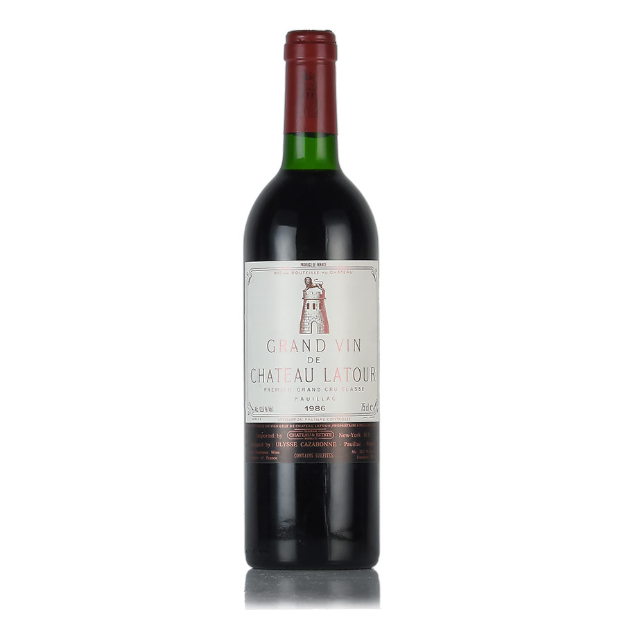 【最大1,000円OFFクーポン★期間限定】シャトー ラトゥール 1986 Chateau Latour フランス ボルドー 赤ワイン 新入荷[のこり1本]【お買い物マラソン期間★5/9 20:00～5/16 1:59】