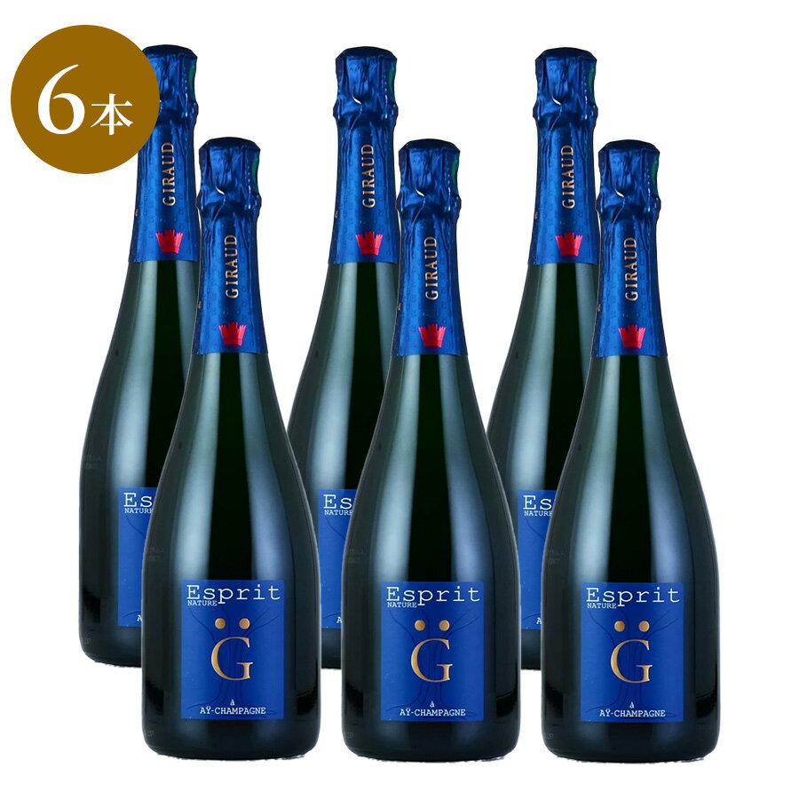 アンリ ジロー エスプリ ナチュール NV アンリジロー アンリ・ジロー Henri Giraud Esprit Nature フランス シャンパン シャンパーニュ【6本セット】【ksp】